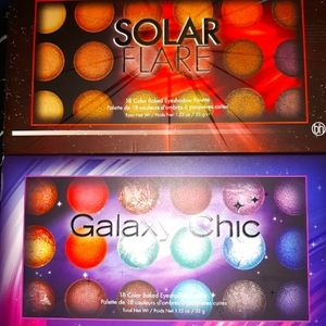 Bh Cosmetics Solar Flare Eyeshadow Palette And Galaxy Chic Eyeshadow Palette NWT